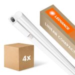 Monipakkaus 4x Ledvance LED Loisteputkivalaisimet Linear Kompakti Vaihtaa 12W 1200lm - 830 Lämmin Valkoinen | 90cm
