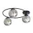 Emibig Kattovalo Sopra Teräs Musta | Sopii 3x E14 - Max 10W