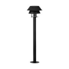 Eglo Jalustalamppu Chiappera Teräs Musta | 330mm - IP54 - Sopii 1x E27